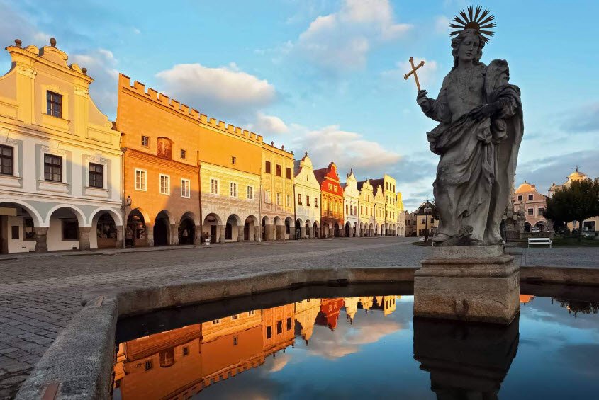 Telč Historic Centre, Vysočina Region, Czech Republic (Czechia)